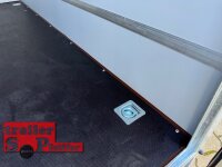 martz KARGO 300 - 750 KG Plywood Kofferanhänger  - ungebremst mit Zurrleisten - Heckstützen - 100 KM/H