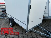 martz KARGO 300 - 750 KG Plywood Kofferanhänger  - ungebremst mit Zurrleisten - Heckstützen - 100 KM/H