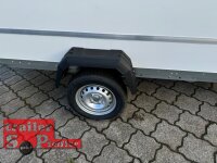 martz KARGO 300 - 750 KG Plywood Kofferanhänger  - ungebremst mit Zurrleisten - Heckstützen - 100 KM/H