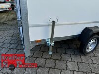 martz KARGO 300 - 750 KG Plywood Kofferanhänger  - ungebremst mit Zurrleisten - Heckstützen - 100 KM/H