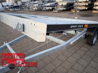 Balhanger OPTILIFT 3550 - 500 x 216 - 3500 kg kippbarer Autotransporter mit ALU Standschienen