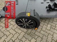 Lorries MT-2 BLACK EDITION Motorrad - Anhänger absenkbar und zum Zusammenklappen ALU Felgen - 750 kg ungebremst - 100 KM/H