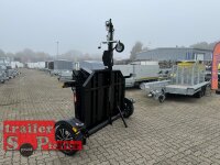 Lorries MT-2 BLACK EDITION Motorrad - Anhänger absenkbar und zum Zusammenklappen ALU Felgen - 750 kg ungebremst - 100 KM/H