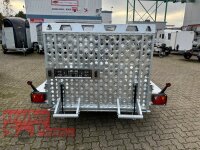 martz BAU-3 260 S - 1800 kg Baumaschinentransporter - Heckrampe
