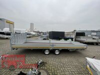 EDUARD 5020 -GD- Hochlader, kippbar, Auffahrklappe, Bordwände 30cm -3500kg- E-Pumpe - Lfh: 63cm -195/50R13