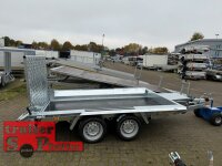 martz BAU-3 300/2 S 2,7T - 2700 kg Baumaschinentransporter - Heckrampe