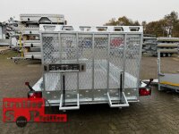 martz BAU-3 400/3 S  3,5T 3500 kg TRIDEM Baumaschinentransporter - Heckrampe