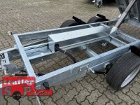 EDUARD 3116 -GD- Heckkipper, Auffahrschienen, Bordwände 40cm -2700kg- E & H-Pumpe - Lfh: 63cm -195/50R13 mit 3116 - AufsatzBordwände pendelbar - 40cm hoch - Flachplane mit 4 Bügeln