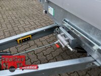 EDUARD 3116 -GD- Heckkipper, Auffahrschienen, Bordwände 40cm -2700kg- E & H-Pumpe - Lfh: 63cm -195/50R13 mit 3116 - AufsatzBordwände pendelbar - 40cm hoch - Flachplane mit 4 Bügeln