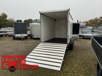HUMBAUR HK 253218 - 20 PF30 RA  - Kofferanhänger - 318 x 173 x 188 cm - 2500 KG mit Überfahrwand und Verkaufsklappe in FR rechts