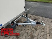 HUMBAUR HKT 183117-18P I 310 x 176 x 180 I 1800 KG I Absenkanhänger Koffer mit Hydraulik