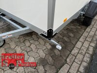 HUMBAUR HKT 183117-18P I 310 x 176 x 180 I 1800 KG I Absenkanhänger Koffer mit Hydraulik