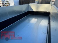ALLES DRAN  AKTION Saris K3 356 184 3500 2 E SCHWARZ - 3500 kg 3 Seitenkipper - mit Elektro + NOT Pumpe und Kastenaufsatz - ALU - RAMPEN - STÜTZEN - STAUKISTE