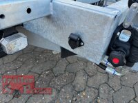 ALLES DRAN  AKTION Saris K3 356 184 3500 2 E SCHWARZ - 3500 kg 3 Seitenkipper - mit Elektro + NOT Pumpe und Kastenaufsatz - ALU - RAMPEN - STÜTZEN - STAUKISTE
