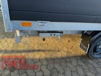 ALLES DRAN  AKTION Saris K3 356 184 3500 2 E SCHWARZ - 3500 kg 3 Seitenkipper - mit Elektro + NOT Pumpe und Kastenaufsatz - ALU - RAMPEN - STÜTZEN - STAUKISTE