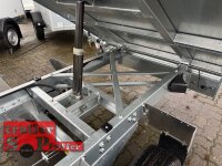 WM Meyer HLNK 1523/141 BLACK EDITION - 1500 kg ALU Rückwärtskipper gebremst mit ALU Bordwandaufsatz