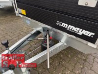 WM Meyer HLNK 1523/141 BLACK EDITION - 1500 kg ALU Rückwärtskipper gebremst mit ALU Bordwandaufsatz