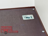 B-Ware I martz KARGO 250  750 KG Plywood Kofferanhänger mit Doppeltür - ungebremst mit Zurrleisten - Stützrad - Heckstützen