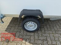 B-Ware I martz KARGO 250  750 KG Plywood Kofferanhänger mit Doppeltür - ungebremst mit Zurrleisten - Stützrad - Heckstützen