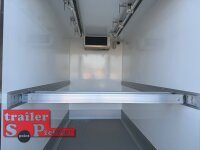Aussteller / WM Meyer AZK 2730/156 TK Tiefkühler Kofferanhänger - mit Rohrbahn