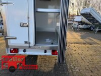 Aussteller / WM Meyer AZK 2730/156 TK Tiefkühler Kofferanhänger - mit Rohrbahn