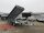HUMBAUR HTK 3500.37 STAHL I 363 x 185 I 3500 KG I Dreiseitenkipper mit E-Pumpe - Rampenschacht  mit  Stahlbordwand SCHWARZ