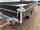 HUMBAUR HTK 3500.37 STAHL I 363 x 185 I 3500 KG I Dreiseitenkipper mit E-Pumpe - Rampenschacht  mit  Stahlbordwand SCHWARZ