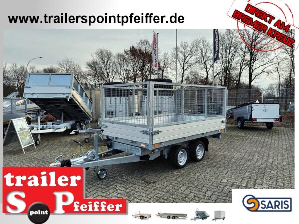 B-Ware I Saris 3 Seitenkipper mit Blattfederung 306 170 3500 2 Elektro - Notpumpe - Rampenschacht und Laubgitter 90 cm
