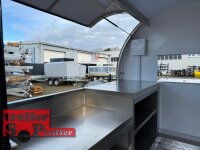 TPV FOODTRAILER - 1300 kg - Verkaufsklappe - Elektrik - Wasserversorgung - Tresen - uvm.