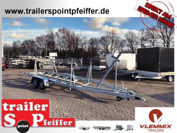 Aussteller / Vlemmix J Trailer - Segelboot Anhänger 7m 3000kg (2x1500kg Achse)