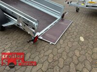 martz UNILADER 300 C 1,3T Universalanhänger kippbar mit Überfahrwand und Bordwandaufsatz