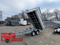 EDUARD 3116 -GD- Heckkipper, Bordwände 30cm -2700kg- E & H-Pumpe - Lfh: 72cm -185/70R13 mit Stahl Kastenaufsatz