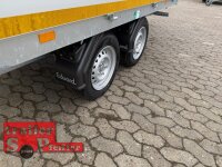 EDUARD 3116 -GD- Heckkipper, Bordwände 30cm -2700kg- E & H-Pumpe - Lfh: 72cm -185/70R13 mit Stahl Kastenaufsatz