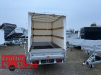 EINZELSTÜCK I Böckmann HL-AL 2514/135 ECO XXL Alu - Hochlader Anhänger Hochplane mit Rollo