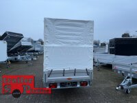 EINZELSTÜCK I Böckmann HL-AL 2514/135 ECO XXL Alu - Hochlader Anhänger Hochplane mit Rollo