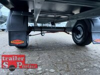 EINZELSTÜCK I Böckmann HL-AL 2514/135 ECO XXL Alu - Hochlader Anhänger Hochplane mit Rollo