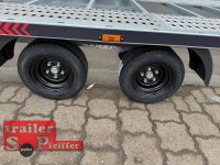 Lorries PLI30-5521 - 3000 kg 5,5m kippbarer leichter Autotransporter mit  ALU Standschienen mit Hydraulik