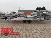 Lorries PLI30-5521 - 3000 kg 5,5m kippbarer leichter Autotransporter mit  ALU Standschienen mit Hydraulik