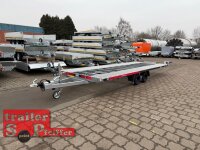 Lorries PLI30-5521 - 3000 kg 5,5m kippbarer leichter Autotransporter mit  ALU Standschienen mit Hydraulik