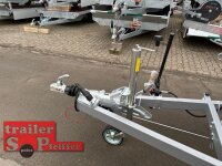 Lorries PLI30-5521 - 3000 kg 5,5m kippbarer leichter Autotransporter mit geschlossenem ALU Boden und ALU Standschienen mit Hydraulik