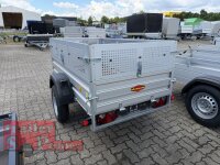 Böckmann TL-AL 2111/10 1000 KG ALU Tieflader Anhänger - gebremst mit Laubgitter