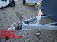 TPV KT-EB3 Offroad Plus ANTHRAZIT - Koffer -  Deckelanhänger - gebremst mit verstärkter Dachreling für Dachzelte