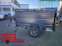 TPV KT-EB3 Offroad Plus ANTHRAZIT - Koffer -  Deckelanhänger - gebremst mit verstärkter Dachreling für Dachzelte