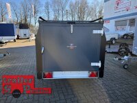 TPV KT-EB3 Offroad Plus ANTHRAZIT - Koffer -  Deckelanhänger - gebremst mit verstärkter Dachreling für Dachzelte