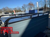 TPV KT-EB3 Offroad Plus (mit Bordwanderhöhung)  ANTHRAZIT - Koffer -  Deckelanhänger - gebremst mit verstärkter Dachreling für Dachzelte