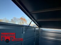 TPV KT-EB3 Offroad Plus (mit Bordwanderhöhung)  ANTHRAZIT - Koffer -  Deckelanhänger - gebremst mit verstärkter Dachreling für Dachzelte