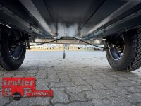 TPV KT-EB3 Offroad Plus (mit Bordwanderhöhung)  ANTHRAZIT - Koffer -  Deckelanhänger - gebremst mit verstärkter Dachreling für Dachzelte
