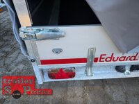 EDUARD 6022 -GT- Hochlader, Bordwände 30cm -3500kg- Lfh: 56cm -195/55R10 mit Hochplane SP-Line Schiebeplane links und rechts