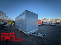 EDUARD 6022 -GT- Hochlader, Bordwände 30cm -3500kg- Lfh: 56cm -195/55R10 mit Hochplane SP-Line Schiebeplane links und rechts