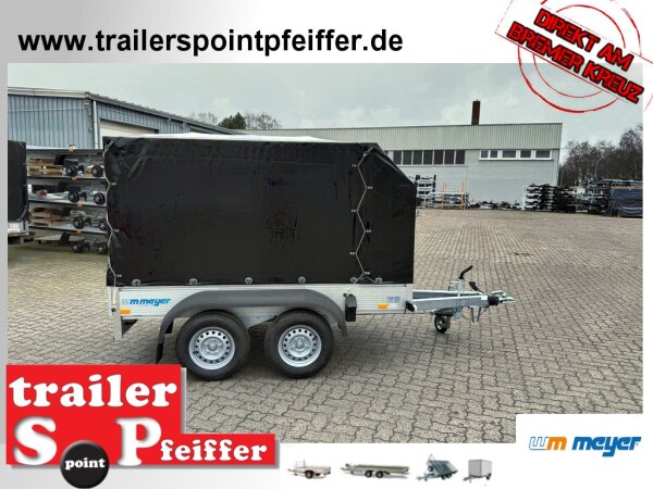 WM Meyer BT 2025/126  Kastenanhänger mit Plane SP-Line ÖKO Schräge - Tandem - gebremst